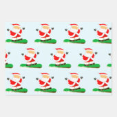 クリエイティブスノーボーディングクリスマスホリデーギフト ラッピングペーパーシート (正面2)