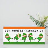 クリエイティブセントパトリックの日パーティー 招待状 (スタンド正面)
