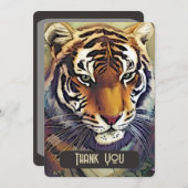 クリエイティブタイガーサンキューカード サンキューカード (正面/裏面)