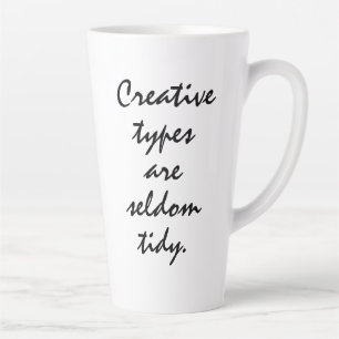 クリエイティブタイプはめったにないTidyラテMug カフェラテマグ