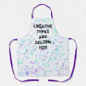 クリエイティブタイプはめったに綺麗でない エプロン (正面)