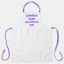 クリエイティブタイプはめったに綺麗な大きなエプロン