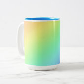クリエイティブタイプレインボーマグ ツートーンマグカップ (正面左)