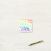 クリエイティブタイプRainbow Post-it Notes ポストイット (デスク上)
