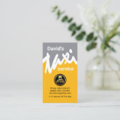 クリエイティブタクシーウェーブキャブドライバ 名刺 (スタンド正面)