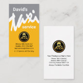 クリエイティブタクシーウェーブキャブドライバ 名刺 (正面/裏面)