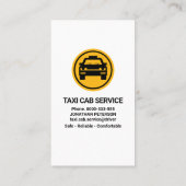 クリエイティブタクシー信号機 名刺 (裏面)