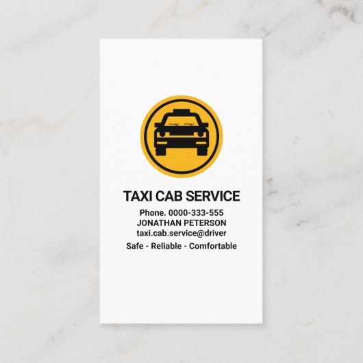 クリエイティブタクシー信号機 名刺 (裏面)