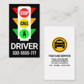 クリエイティブタクシー信号機 名刺 (正面/裏面)