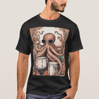 クリエイティブタコTデザイン Tシャツ