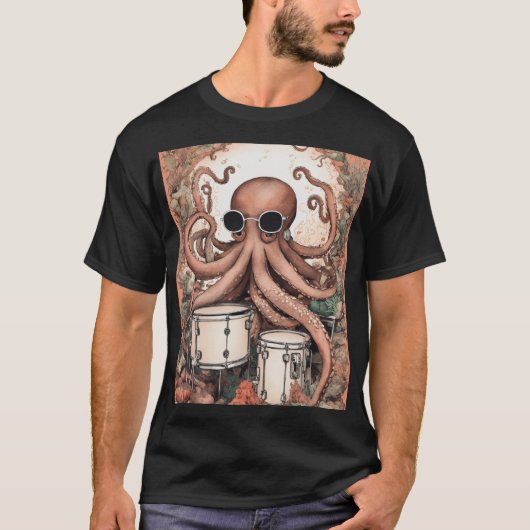 クリエイティブタコTデザイン Tシャツ (正面)