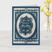 クリエイティブダイカットハッピーバースデーカード カード (黄色い花)