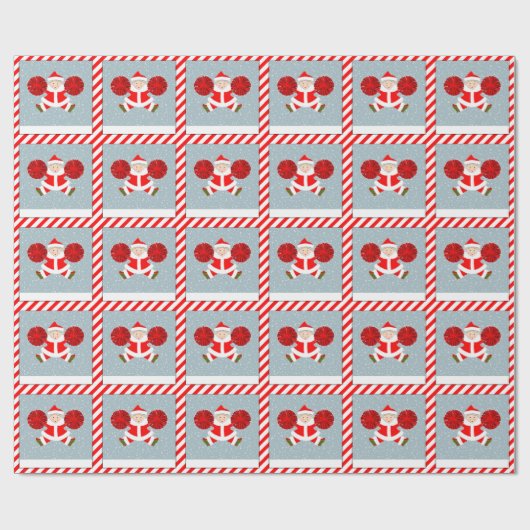 クリエイティブチアリーダーのクリスマスプレゼント ラッピングペーパー (フラット)