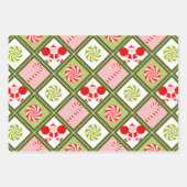 クリエイティブチアリーダーホリデー ラッピングペーパーシート (正面2)