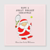 クリエイティブテニスクリスマスホリデーカード (正面)