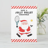 クリエイティブテニスクリスマスホリデーカード シーズンカード (スタンド正面)