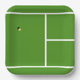 クリエイティブテニスパーティー ペーパープレート