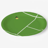 クリエイティブテニスパーティー ペーパープレート (アングル)