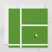 クリエイティブテニスパーティー 招待状 (裏面)