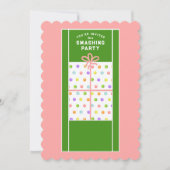 クリエイティブテニスパーティー 招待状 (正面)