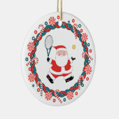 クリエイティブテニスホリデーギフト セラミックオーナメント (右)