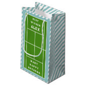 クリエイティブテニス誕生日 スモールペーパーバッグ (裏面アングル)