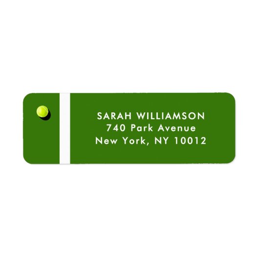 クリエイティブテニス ラベル (正面)