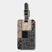 クリエイティブデザインのためのあなたの写真文字装飾sn ラゲッジタグ (正面縦)