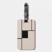 クリエイティブデザインのためのあなたの写真文字装飾sn ラゲッジタグ (裏面縦)