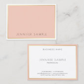 クリエイティブデザインエレガントシンプルプロフェッショナルモダン 名刺 (正面/裏面)