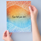 クリエイティブデザインチラシ チラシ (手)