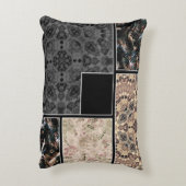 クリエイティブデザイン写真文字装飾用スネークスキン アクセントクッション (裏面(縦))