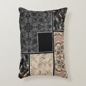 クリエイティブデザイン写真文字装飾用スネークスキン アクセントクッション (正面(垂直))