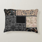 クリエイティブデザイン写真文字装飾用スネークスキン アクセントクッション (裏面)