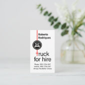 クリエイティブトラックのレンタル 名刺 (スタンド正面)