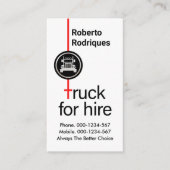 クリエイティブトラックのレンタル 名刺 (正面)