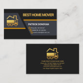 クリエイティブトラペジウムレイヤーズ金ゴールドトラックホームムービング 名刺 (正面/裏面)