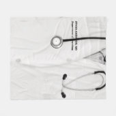 クリエイティブドクターギフトアイディアフリースブランケット フリースブランケット (正面(横))