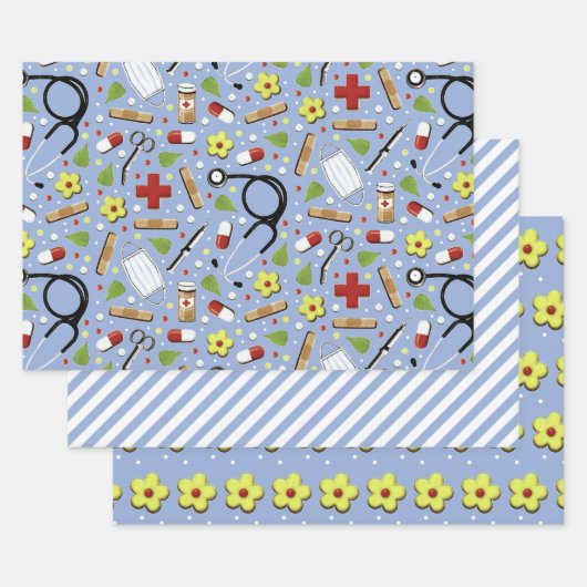 クリエイティブドクターギフト ラッピングペーパーシート (セット)