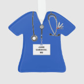 クリエイティブドクター卒業ギフトオーナメント オーナメント (裏面)