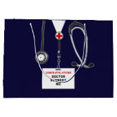 クリエイティブドクター卒業 ラージペーパーバッグ (裏面)