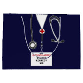 クリエイティブドクター卒業 ラージペーパーバッグ (裏面)