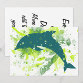 クリエイティブドルフィンデザイン 招待状 (正面/裏面)