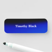 クリエイティブナイトブルーエレガントプレーンモダンスタイル 名札 (インサイチュ)
