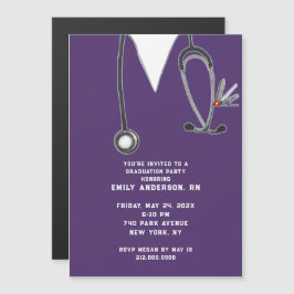 クリエイティブナースグラードパーティー マグネット招待状