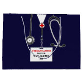 クリエイティブナース卒業ラージ抱き枕 ラージペーパーバッグ (裏面)