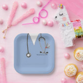 クリエイティブナース卒業紙プレート ペーパープレート (パーティー)