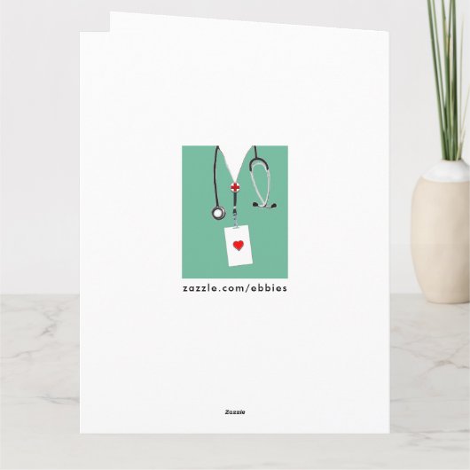 クリエイティブナース卒業 カード (裏面)