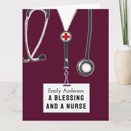 クリエイティブナース卒業 カード (正面)