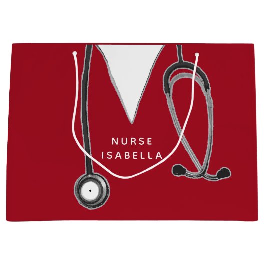 クリエイティブナース ラージペーパーバッグ (正面)